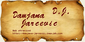 Damjana Jarčević vizit kartica